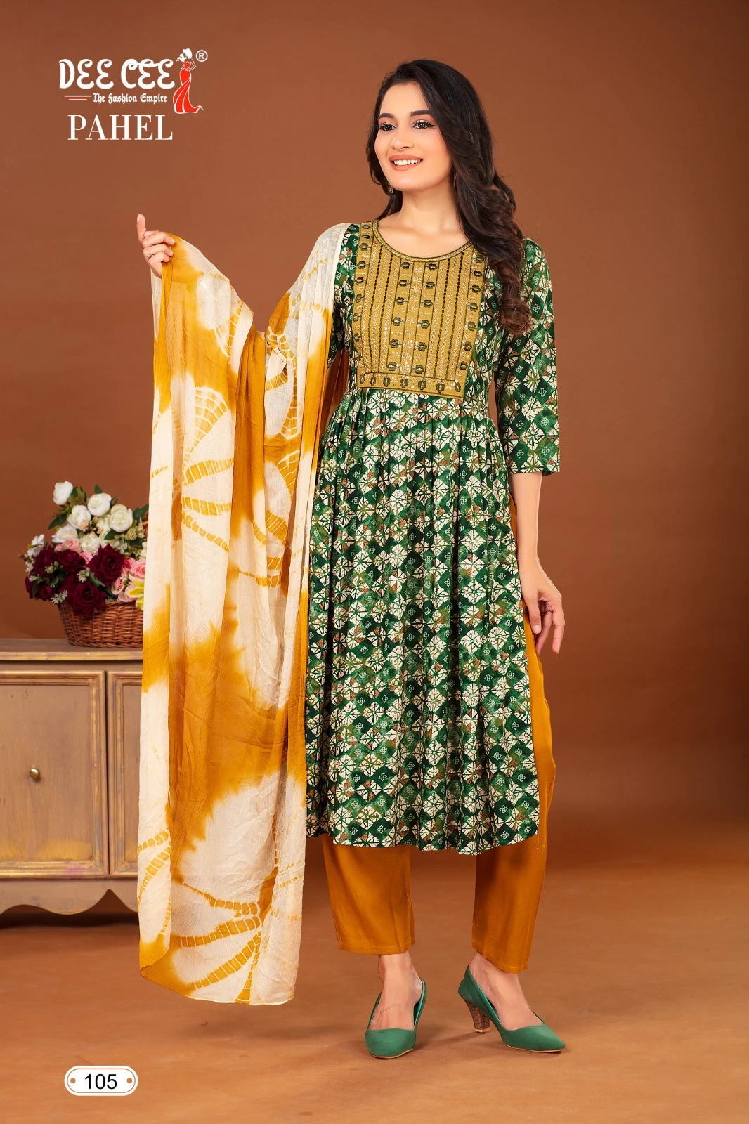 Deecee Pahel Rayon Foil Print Wholesale Readymade Salwar Suit Catalog — Wholesale Salwar Suits, MPA wholesale from Surat - Gallery Image 4